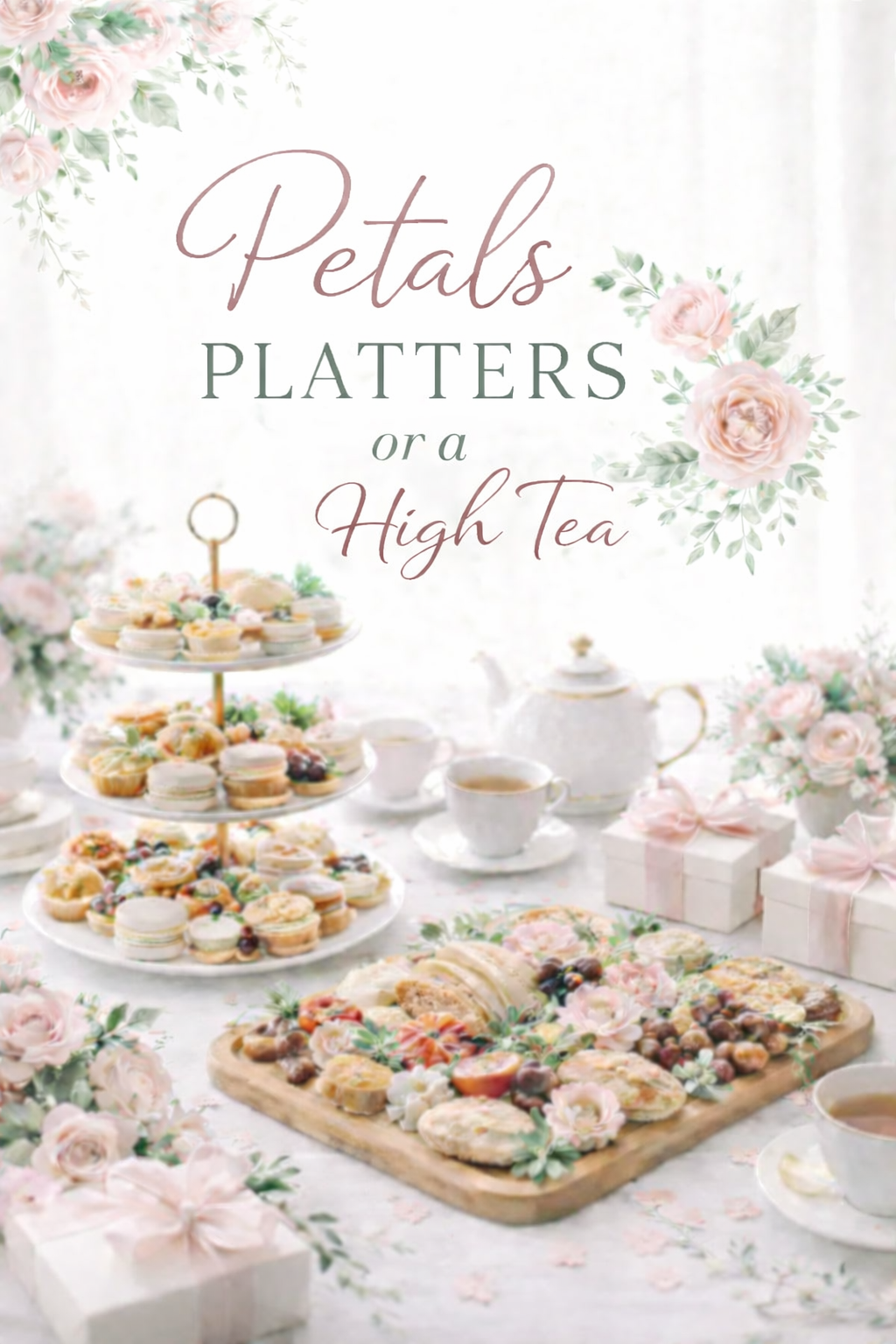 Plating High Tea Featured Items